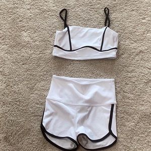 Tiger Friday Finn shorties in Elvis + Finn crop top in Elvis